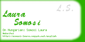 laura somosi business card